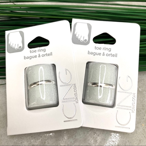 Icing Jewelry - Icing jewelry, two silver toe rings NWT